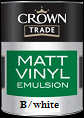 crown trade vinyl matt b/w